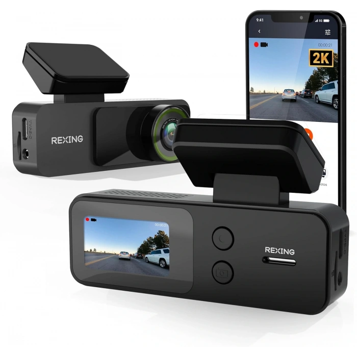 REXING V1 LITE 2K WIFI ARAC KAMERASI + 32GB SD KAR