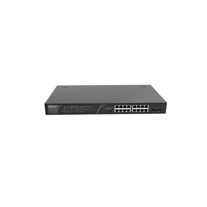 RUİJİE-REYEE RG-ES118GS-P 16XGE 2XGE F.GİGABİT 247W POE SWİTCH