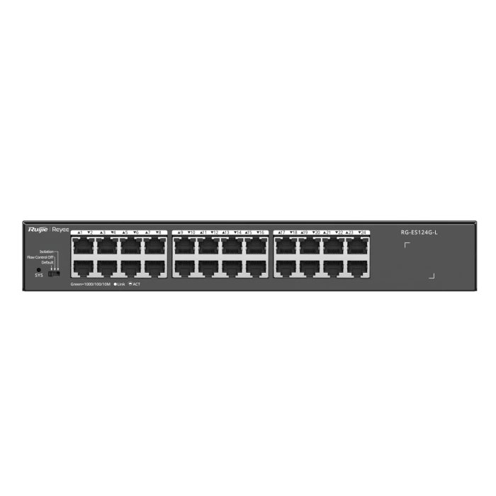 RUİJİE-REYEE RG-ES124G-L 24XGE F.GIGABİT NETWORK SWİTCH