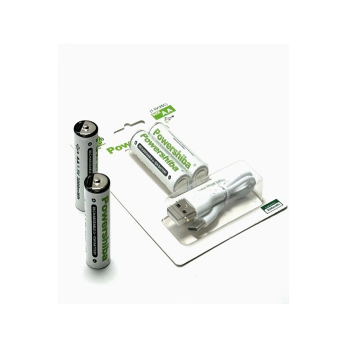 Şarj Edilebilir Pil Type-c Şarjlı Li-ıon Lityum Kalem Pil 2800mah/1.5v/aa Şarjlı Pil