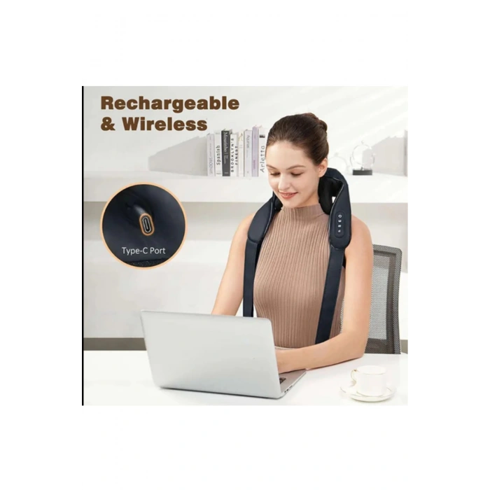 Şarjlı Ovmalı Isıtmalı Masaj Aleti Insan Eli Yoğurma Hissi Yeni Model