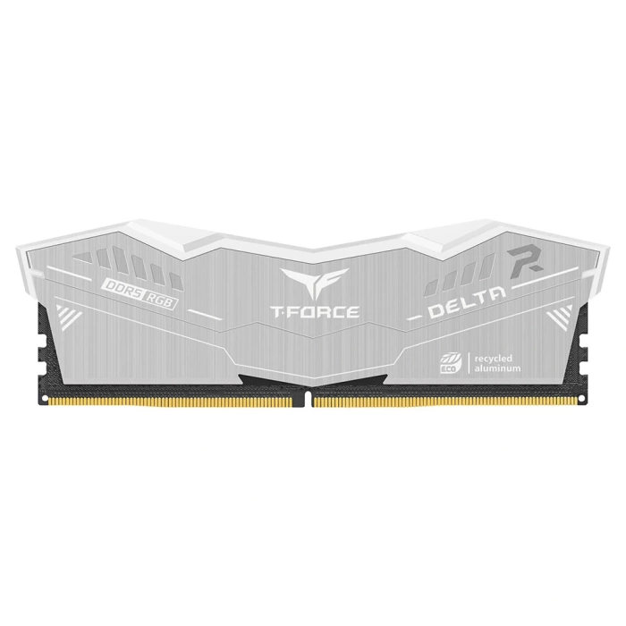 Team T-Force DELTA RGB ECO Silver 32GB 2x16GB 6000MHz DDR5 CL38 Gaming Ram (FF2D532G6000HC38JDC01)