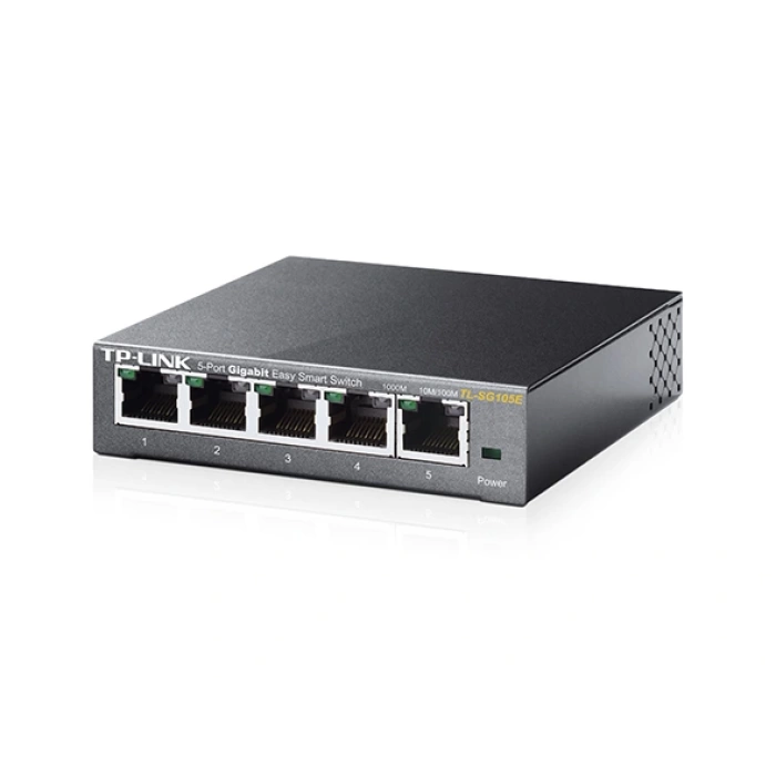 TP-LINK TL-SG105E 5PORT 10/100/1000 YÖNETİLEBİLİR SWITCH