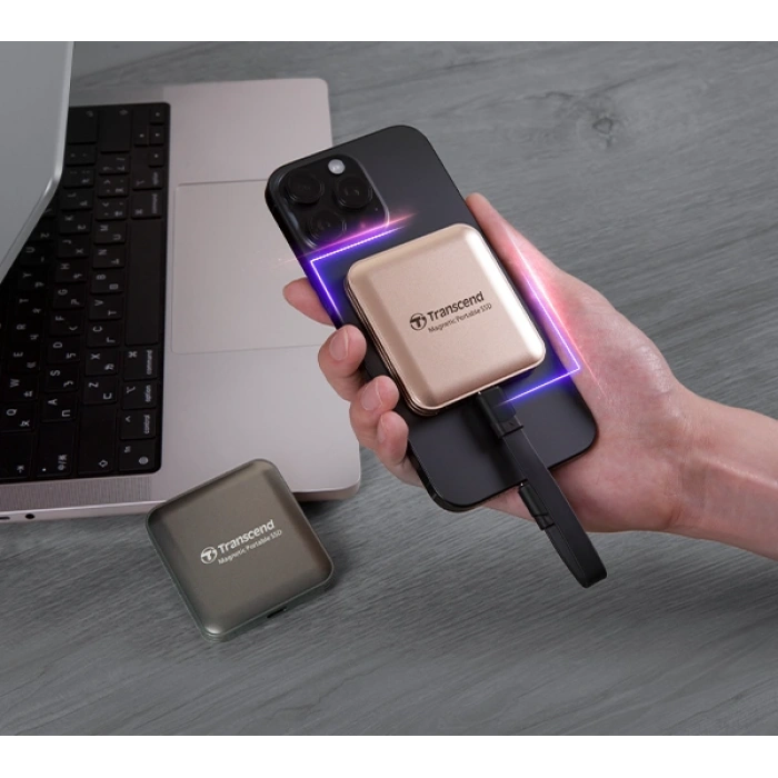 Transcend ESD420 Portable 1TB MagSafe Siyah SSD (TS1TESD420C)