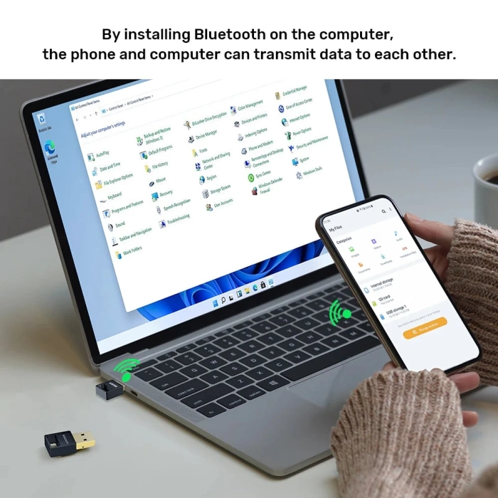 UNITEK BLUETOOTH 5.3 MINI USB ADAPTÖR (B105B)