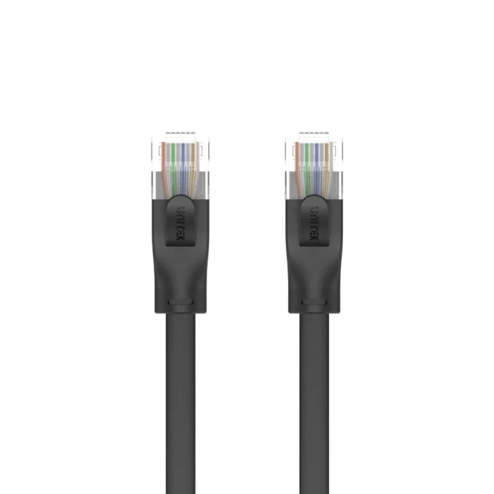 UNITEK CAT6 PATCH KABLO 3MT FLAT 1GBPS, SİYAH (C1811GBK)