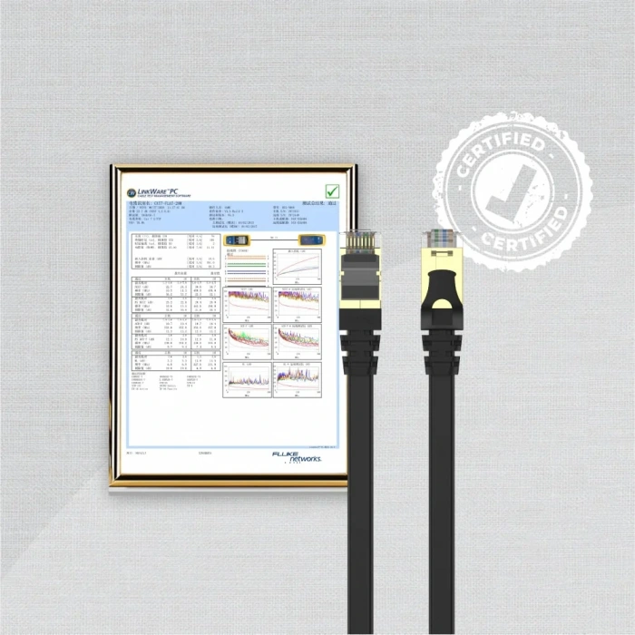 UNITEK CAT7 PATCH KABLO 20MT FLAT (C1897BK-20M)