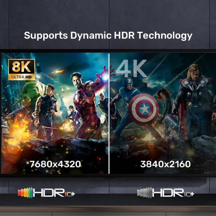 UNITEK HDMI2.1 KABLO 3MT 8K&amp;60Hz (C11086GY01-3M)