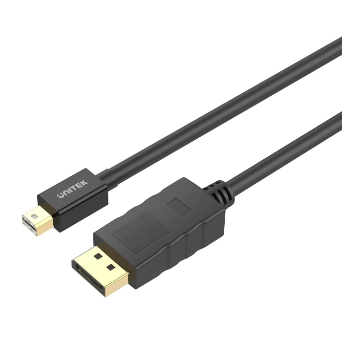 UNITEK MINI DISPLAYPORT TO DISPLAYPORT KABLO 2MT 4K&amp;60Hz (Y-C611BK)