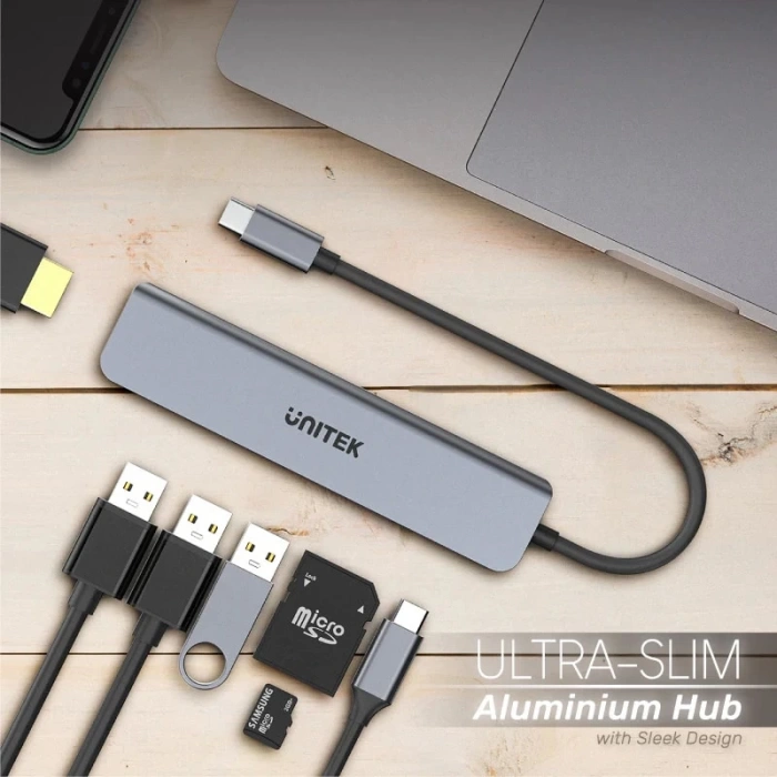 UNITEK USB-C 7in1 UNIVERSAL DOCKING STATION (H1118A)