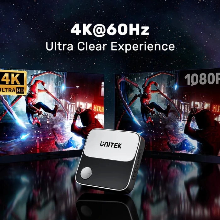 UNITEK WIRELESS 4K&amp;60Hz KABLOSUZ GÖRÜNTÜ AKTARICI (V1162B01)