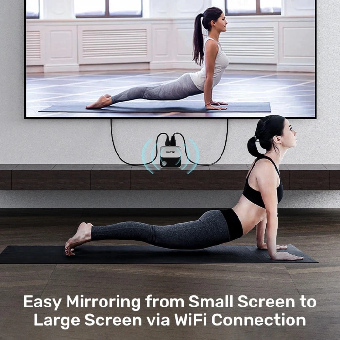 UNITEK WIRELESS 4K&amp;60Hz KABLOSUZ GÖRÜNTÜ AKTARICI (V1162B01)