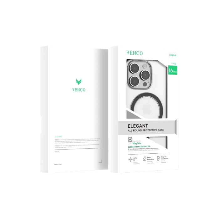 Venco Apple iPhone 16 Pro Joly Magsafe Kapak - Siyah