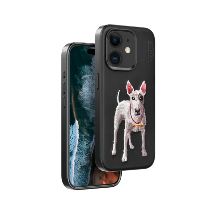 Venco iPhone 11 Perma Desenli Kapak - Siyah