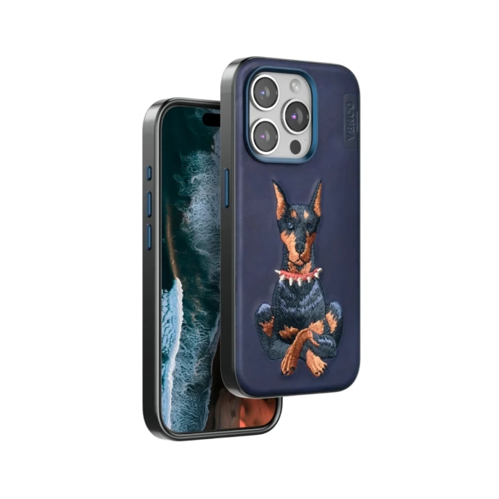 Venco iPhone 14 Pro Max Perma Desenli Kapak - Lacivert