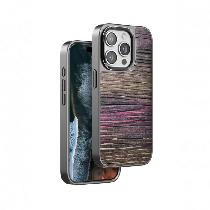 Venco iPhone 14 Pro Wave Kapak - Pembe