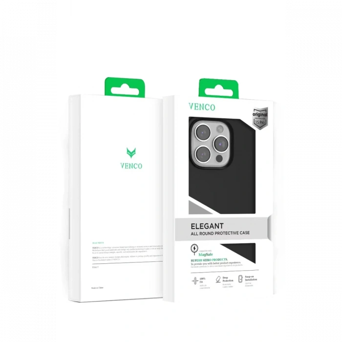 Venco iPhone 15 Pro Max Home Magsafe Kapak - Derin Mor