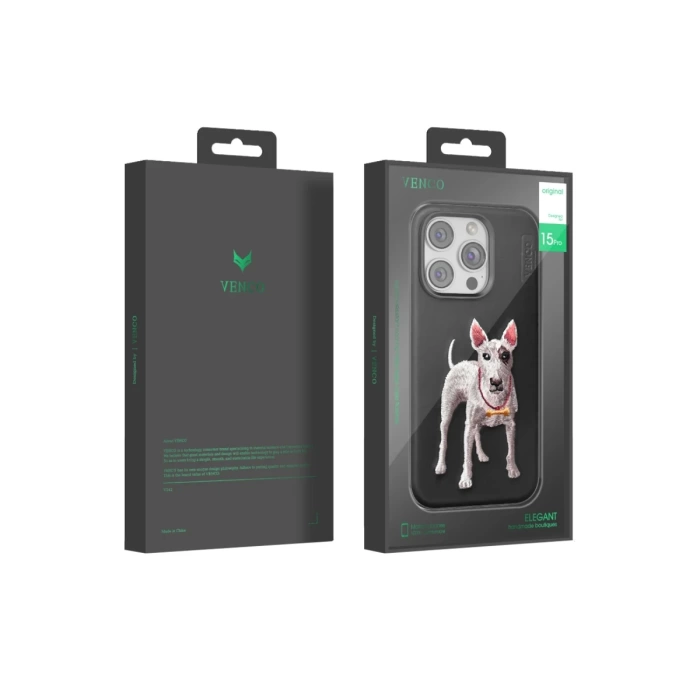 Venco iPhone 15 Pro Max Perma Desenli Kapak - Lacivert