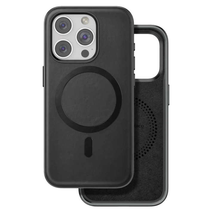 Venco iPhone 15 Pro Max Puskas Magsafe Kapak - Siyah