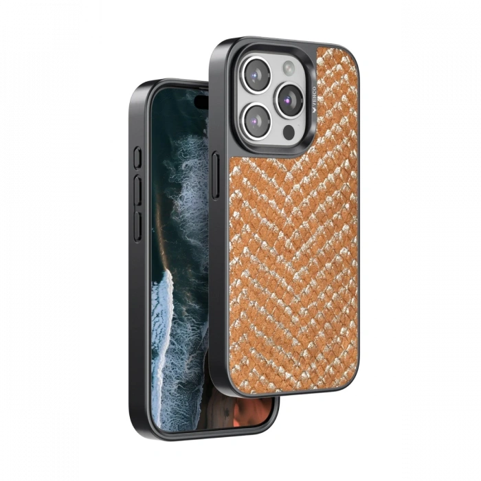 Venco iPhone 15 Pro Max Viper Kapak - Kahverengi