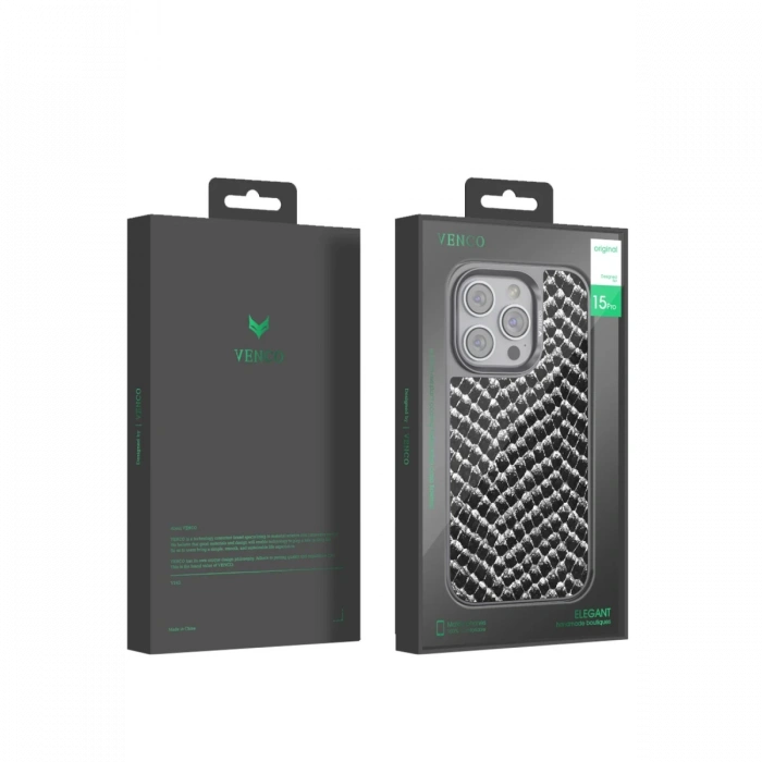 Venco iPhone 15 Pro Max Viper Kapak - Siyah