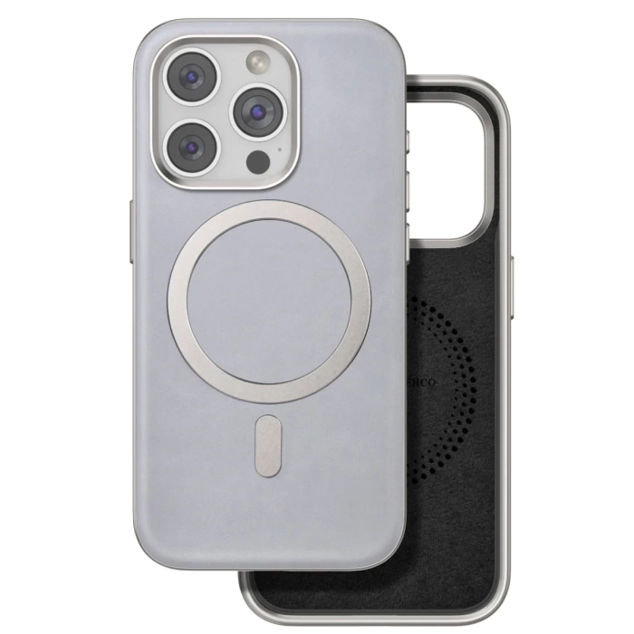 Venco iPhone 15 Pro Puskas Magsafe Kapak - Titan Gri