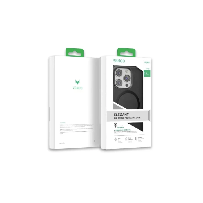 Venco iPhone 15 Pro Puskas Magsafe Kapak - Titan Gri