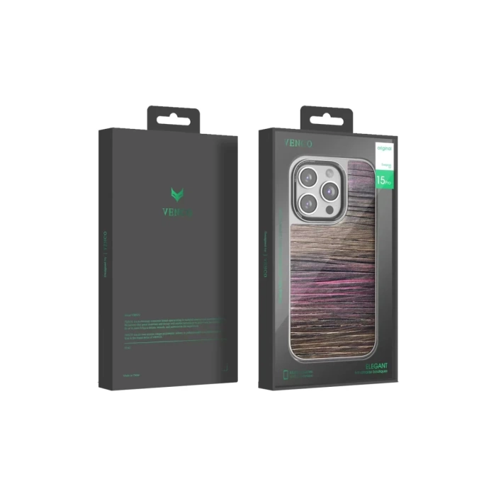Venco iPhone 15 Wave Kapak - Sarı