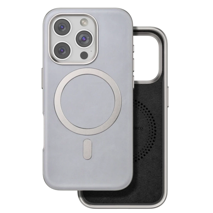 Venco iPhone 16 Pro Max Puskas Magsafe Kapak - Titan Gri