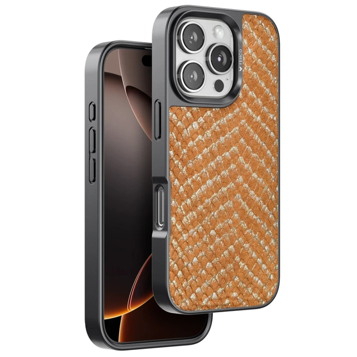 Venco iPhone 16 Pro Max Viper Kapak - Kahverengi