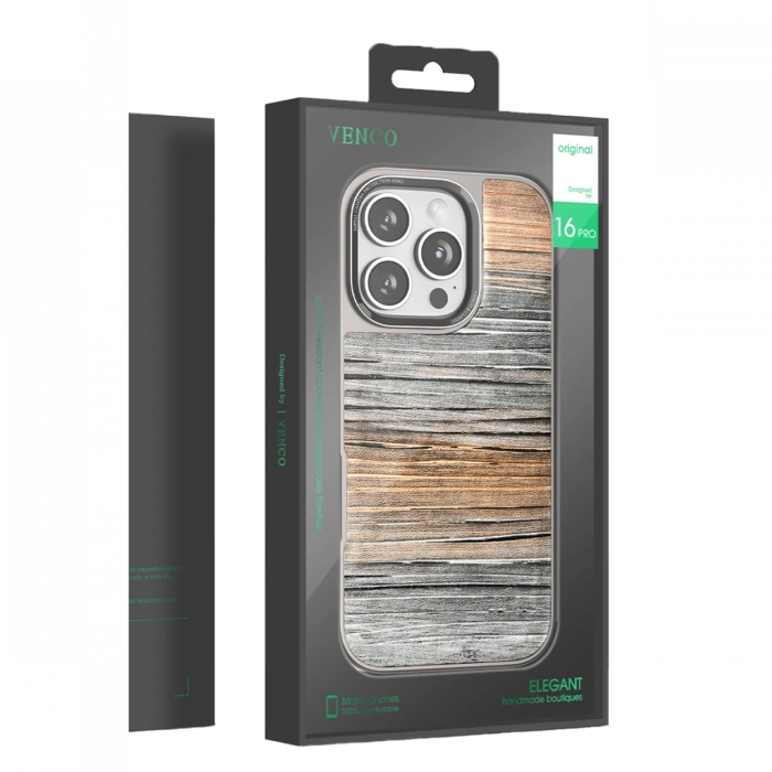 Venco iPhone 16 Pro Max Wave Kapak - Derin Mor