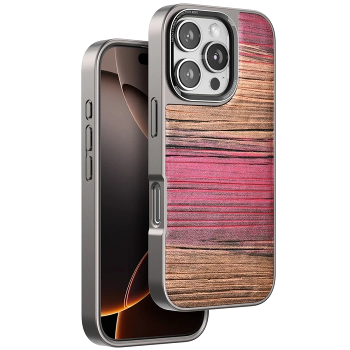 Venco iPhone 16 Pro Max Wave Kapak - Pembe