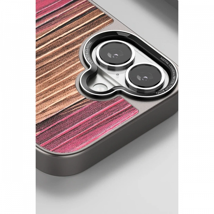 Venco iPhone 16 Wave Kapak - Koyu Kahve