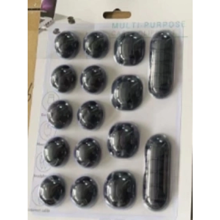 Yapışkanlı Kablo Sabitleyici Düzenleyici 16lı Paket