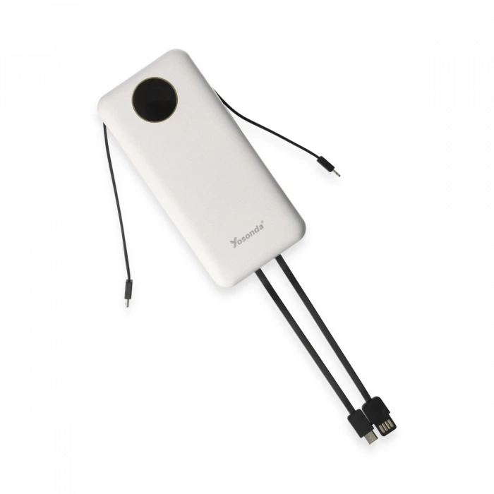 Yosonda A70 4in1 30.000 mAh Powerbank - Beyaz