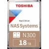 18TB TOSHIBA 7200RPM N300 SATA3 512MB HDWG51JUZSVA