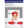 2li Avuç Içi Tornavida Seti Düz Yıldız