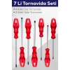 7li Tornavida Seti (4  Düz Tornavida 3  Yıldız Tornavida)