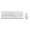 A4 TECH F1010 Q USB BEYAZ TR MM KLAVYE+OPT MOUSE