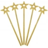 Altın Renk Yıldız Peri Asası Peri Değneği 34 Cm 1 Adet