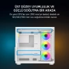 JAMES DONKEY STARK S800 4X ARGB BEYAZ GAMING KASA