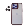 Joko iPhone 13 Pro Max Kılıf Roblox Lens Standlı Kapak - Bordo