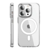 iPhone 15 Pro Max Kılıf Crystal Magsafe Kapak - Şeffaf