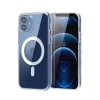 Joy Tekno Apple iPhone 12 Combo Sert Şeffaf Magsafe Kapak - Şeffaf
