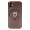 Joy Tekno iPhone 12 Kılıf Lukka Magneticsafe Kapak - Kahverengi