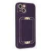 iPhone 14 Kılıf Coco Elit Kapak - Derin Mor