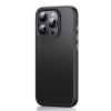 Joy Tekno iPhone 14 Pro Dart Karbon Magsafe Kapak - Siyah