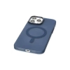 iPhone 14 Pro Kılıf Lodos Magneticsafe Mat Kapak - Mavi