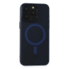 iPhone 15 Pro Kılıf Lodos Magneticsafe Mat Kapak - Mavi