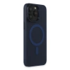 iPhone 15 Pro Kılıf Lodos Magneticsafe Mat Kapak - Mavi